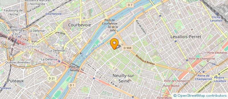 localisation de l'entreprise DU PATRIMOINE à NEUILLY-SUR-SEINE