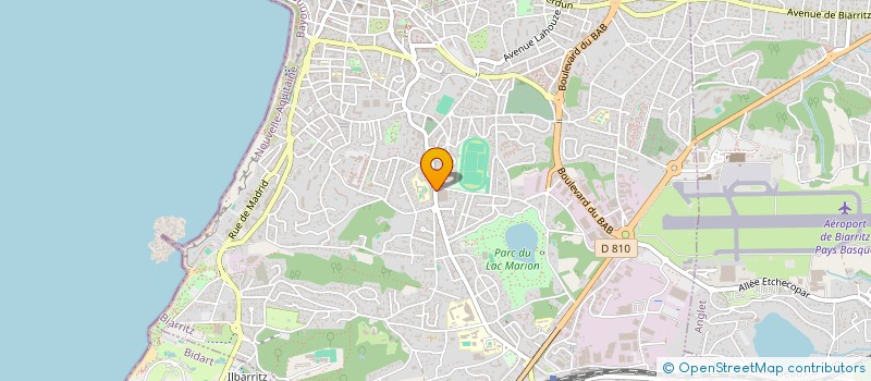 localisation de l'entreprise DU PAYS BASQUE AUX GRANDES ECOLES - DPBGE  BIARRITZ