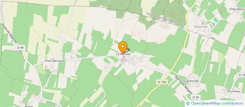 localisation de l'entreprise DU PAYS DE COGNAC à SEGONZAC
