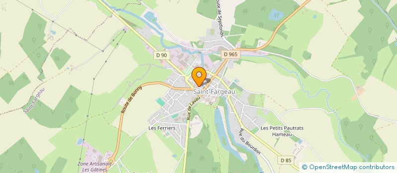 localisation de l'entreprise DU PAYS DES MERVEILLES  SAINT-FARGEAU