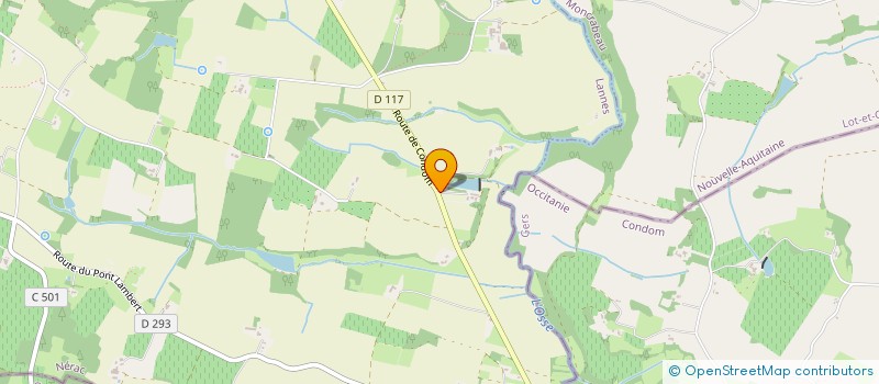 localisation de l'entreprise DU PAYSSAN  CASSAIGNE