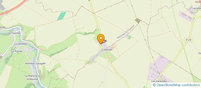 localisation de l'entreprise DU PEINTRE TOURNIERE  FRESNEY-LE-PUCEUX