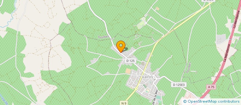 localisation de l'entreprise DU PEIRIGAS  VALROS