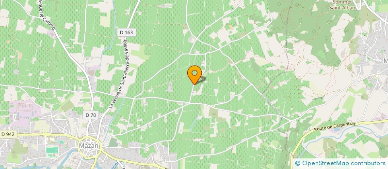 localisation de l'entreprise DU PELAS à MAZAN