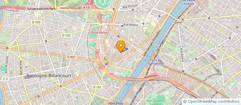 localisation de l'entreprise DU PELOUX CONSEIL  PARIS