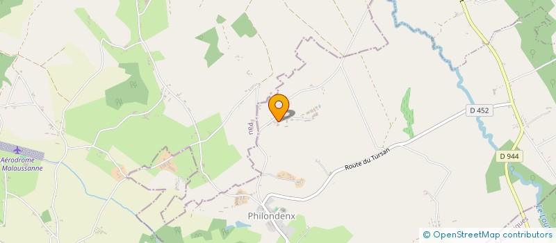 localisation de l'entreprise DU PERE à PHILONDENX