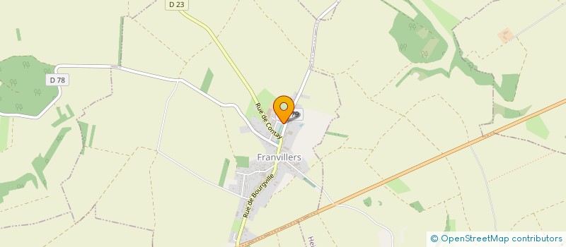 localisation de l'entreprise DU PERICOURT  FRANVILLERS