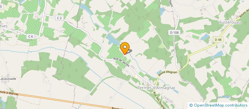 localisation de l'entreprise DU PESQUES à TERMES-D'ARMAGNAC