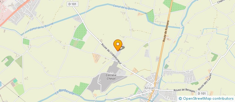 localisation de l'entreprise DU PETIT BARON  ALIXAN