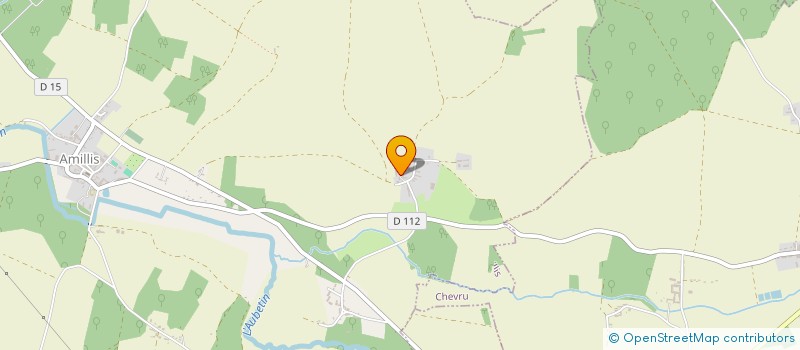 localisation de l'entreprise DU PETIT BEAUFOUR  AMILLIS
