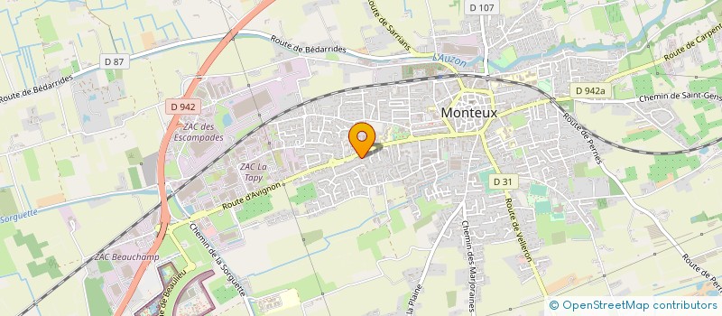 localisation de l'entreprise DU PETIT BLOND  MONTEUX