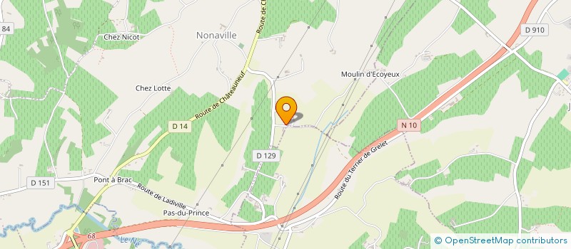 localisation de l'entreprise DU PETIT BONNEUIL à BELLEVIGNE