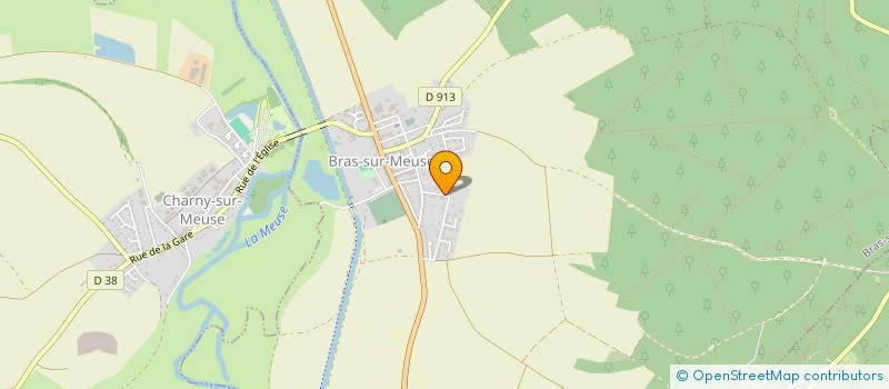 localisation de l'entreprise DU PETIT BRAS à BRAS-SUR-MEUSE