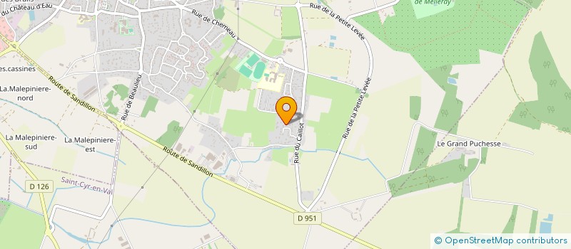 localisation de l'entreprise DU PETIT CAILLOT à SAINT-DENIS-EN-VAL