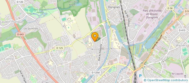 localisation de l'entreprise DU PETIT CHALET  DOUAI