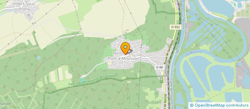 localisation de l'entreprise DU PETIT CHAT  NORROY-LES-PONT-A-MOUSSON