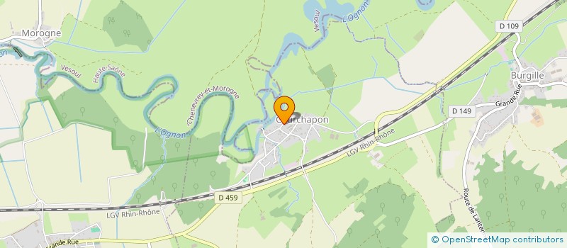 localisation de l'entreprise DU PETIT ETANG  COURCHAPON