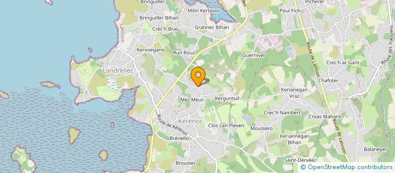 localisation de l'entreprise DU PETIT GRIGNOU  PLEUMEUR-BODOU