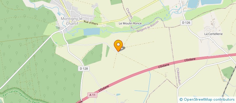 localisation de l'entreprise DU PETIT JEAN à MONTIGNY-LE-CHARTIF