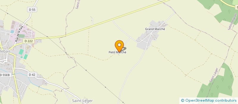 localisation de l'entreprise DU PETIT MARCHE  SAINT-LEGER