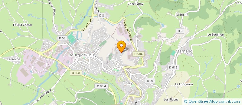 localisation de l'entreprise DU PETIT PONT DE BOIS  COURS