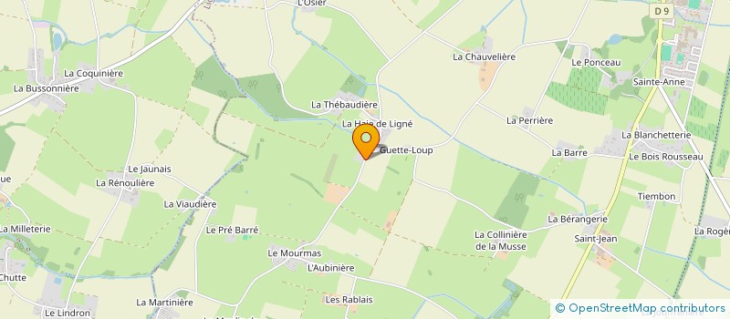 localisation de l'entreprise DU PETIT ROCHER à LIGNE
