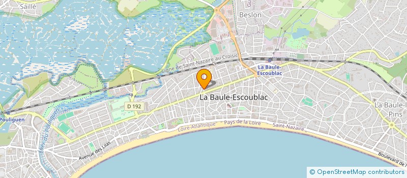 localisation de l'entreprise DU PETIT ROND POINT  LA BAULE-ESCOUBLAC