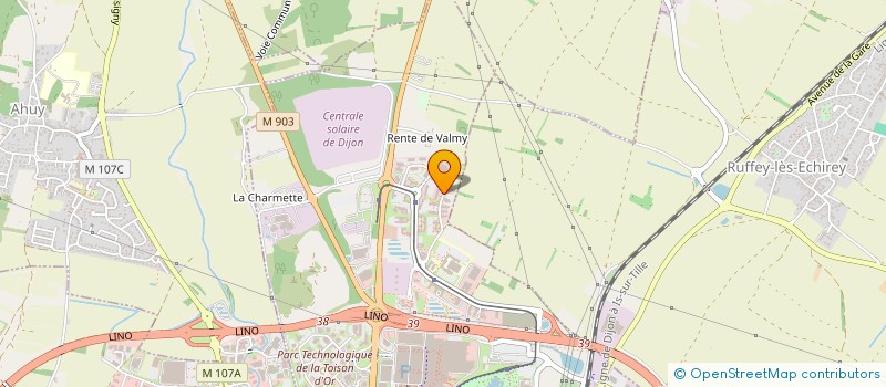 localisation de l'entreprise DU PETITPOTET à DIJON