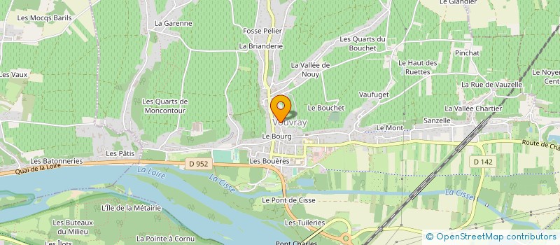 localisation de l'entreprise DU PEU MORIER à VOUVRAY