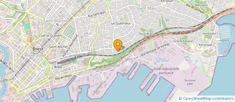 localisation de l'entreprise DU PHARE  BREST