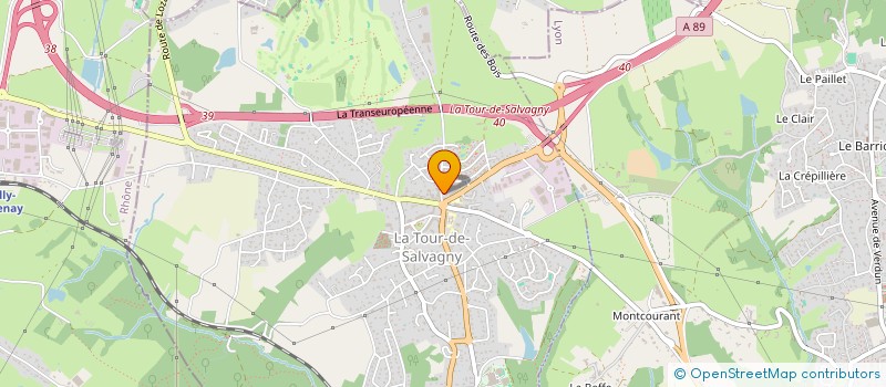 localisation de l'entreprise DU PHOENIX  LA TOUR-DE-SALVAGNY