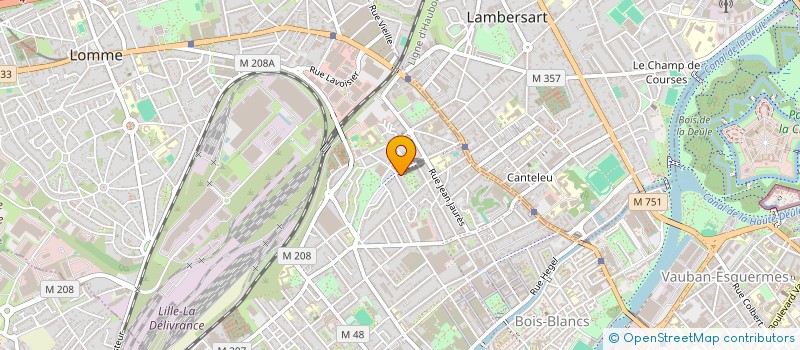 localisation de l'entreprise DU PIC  LILLE
