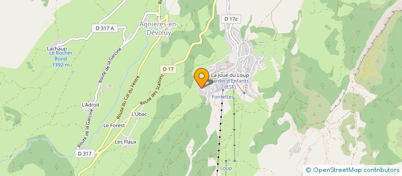 localisation de l'entreprise DU PIC DU GRILLON à LE DEVOLUY