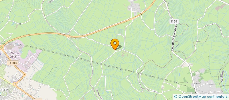 localisation de l'entreprise DU PIED BRULE  LE PERRIER