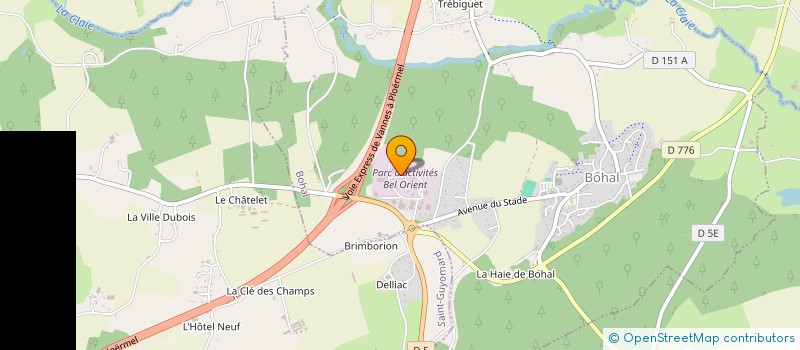 localisation de l'entreprise DU PIGEON BLANC  BOHAL