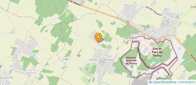 localisation de l'entreprise DU PIGEON BLEU  VILLIERS-LE-MAHIEU