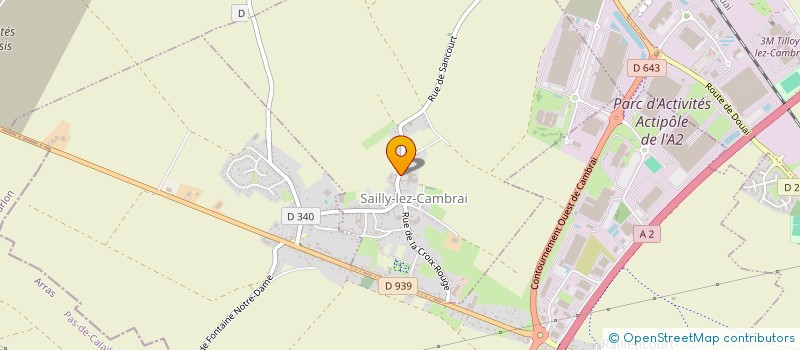 localisation de l'entreprise DU PIGEONNIER  SAILLY-LEZ-CAMBRAI