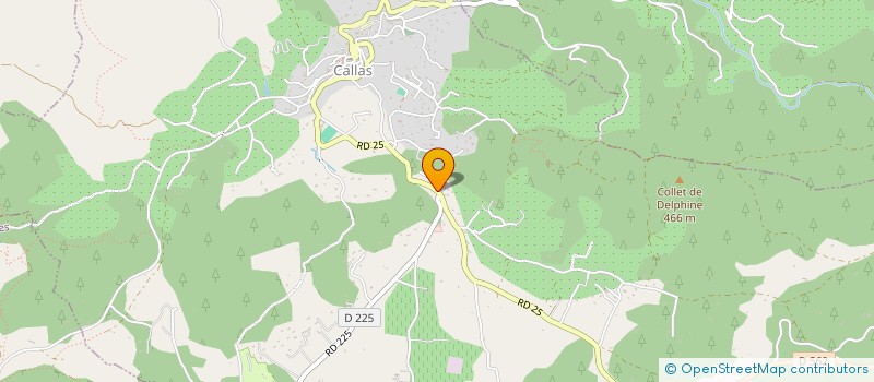 localisation de l'entreprise DU PIN  CALLAS