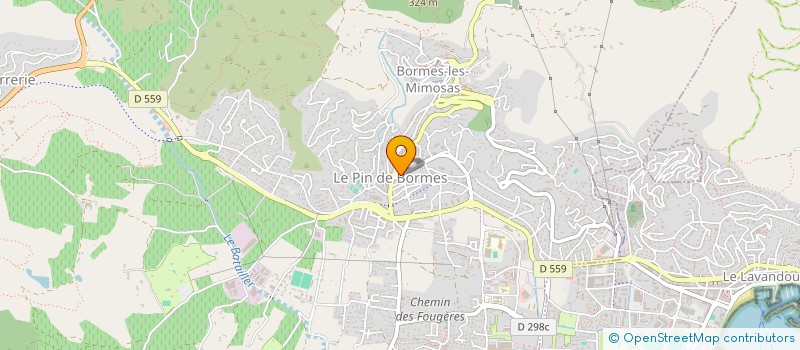 localisation de l'entreprise DU PIN BORMES à BORMES-LES-MIMOSAS