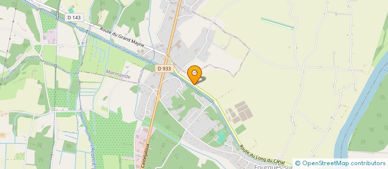 localisation de l'entreprise DU PIN DES SABLES  FOURQUES-SUR-GARONNE