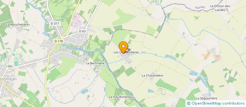 localisation de l'entreprise DU PIS VERT à SAINT-PHILBERT-DE-BOUAINE