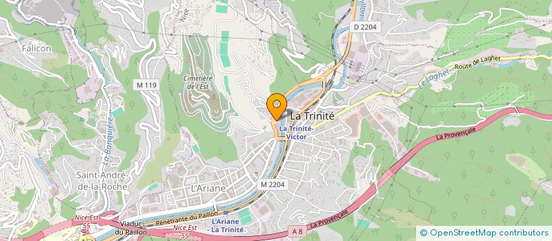 localisation de l'entreprise DU PLAN MAI 49 à NICE