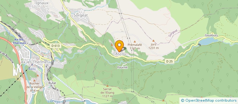 localisation de l'entreprise DU PLANA à ASCOU