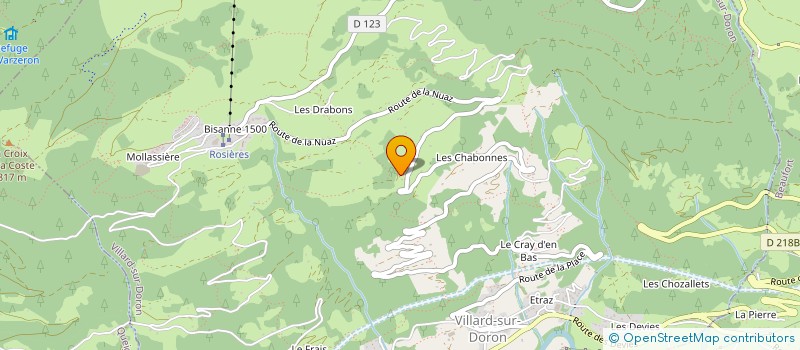localisation de l'entreprise DU PLANE à VILLARD-SUR-DORON