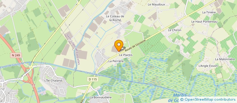 localisation de l'entreprise DU PLANTIS à SAINT-JULIEN-DE-CONCELLES