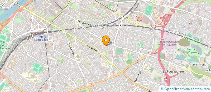 localisation de l'entreprise DU PLESSIS à ANGERS