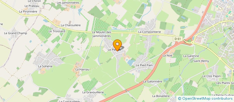 localisation de l'entreprise DU PLESSIS à SAINT-PHILBERT-DE-GRAND-LIEU