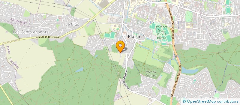 localisation de l'entreprise DU PLESSIS BRIARD  PLAISIR