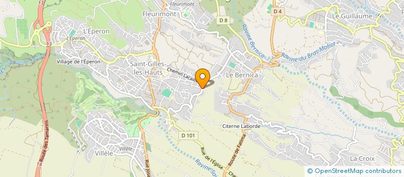 localisation de l'entreprise DU POINT DE VUE à SAINT-PAUL