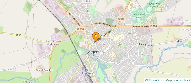 localisation de l'entreprise DU POINT DU JOUR à ARGENTAN